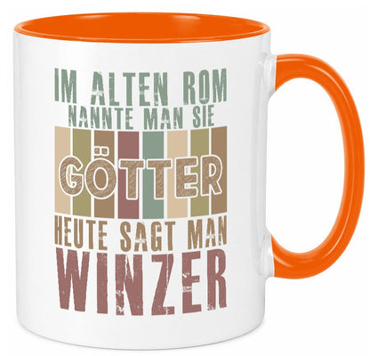 Heute sagt man: Winzer | Weinbauer Wein lustiger Spruch Geschenk Humor Tasse