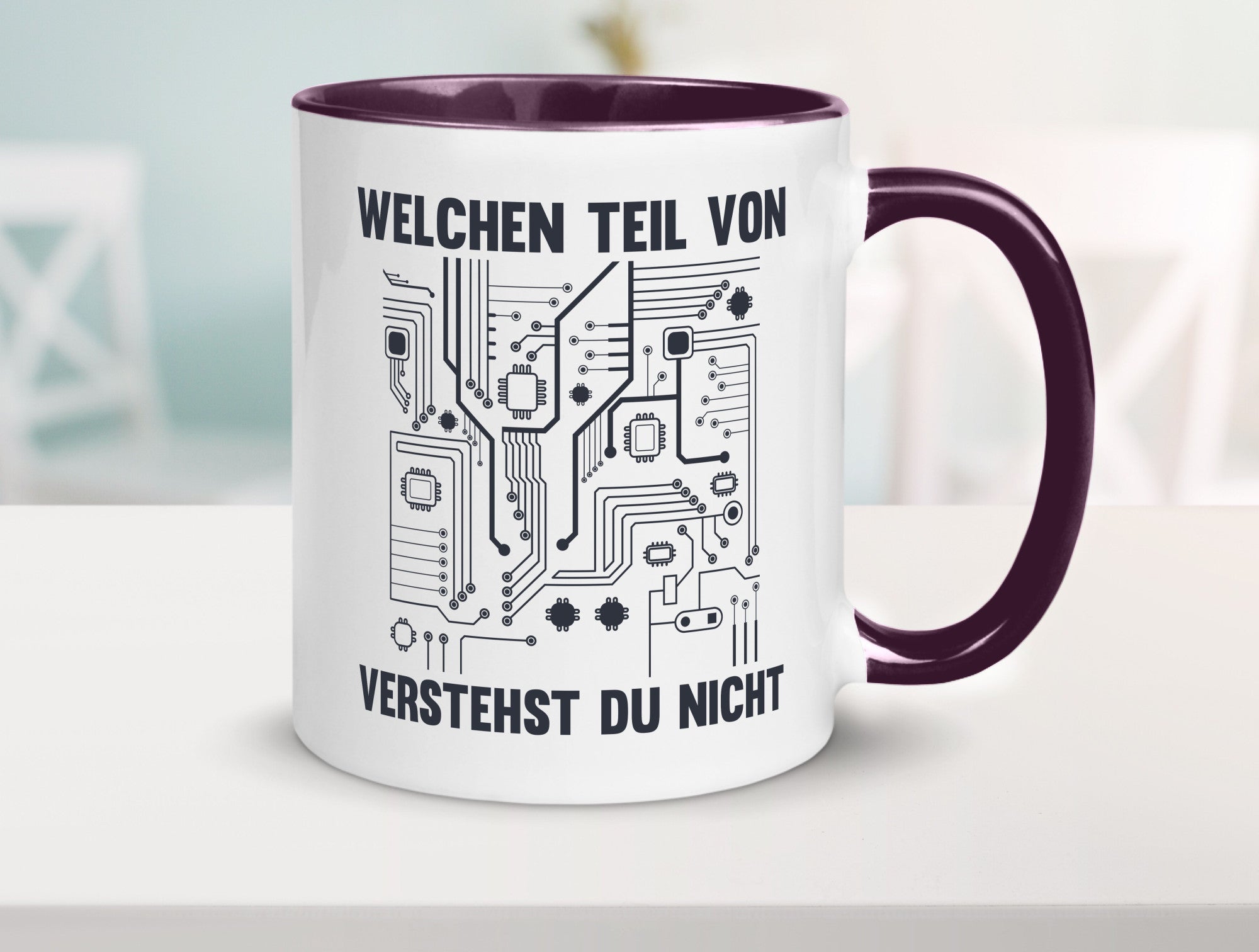 Welchen teil von verstehst du nicht | technik Humor Geschenkidee Tasse
