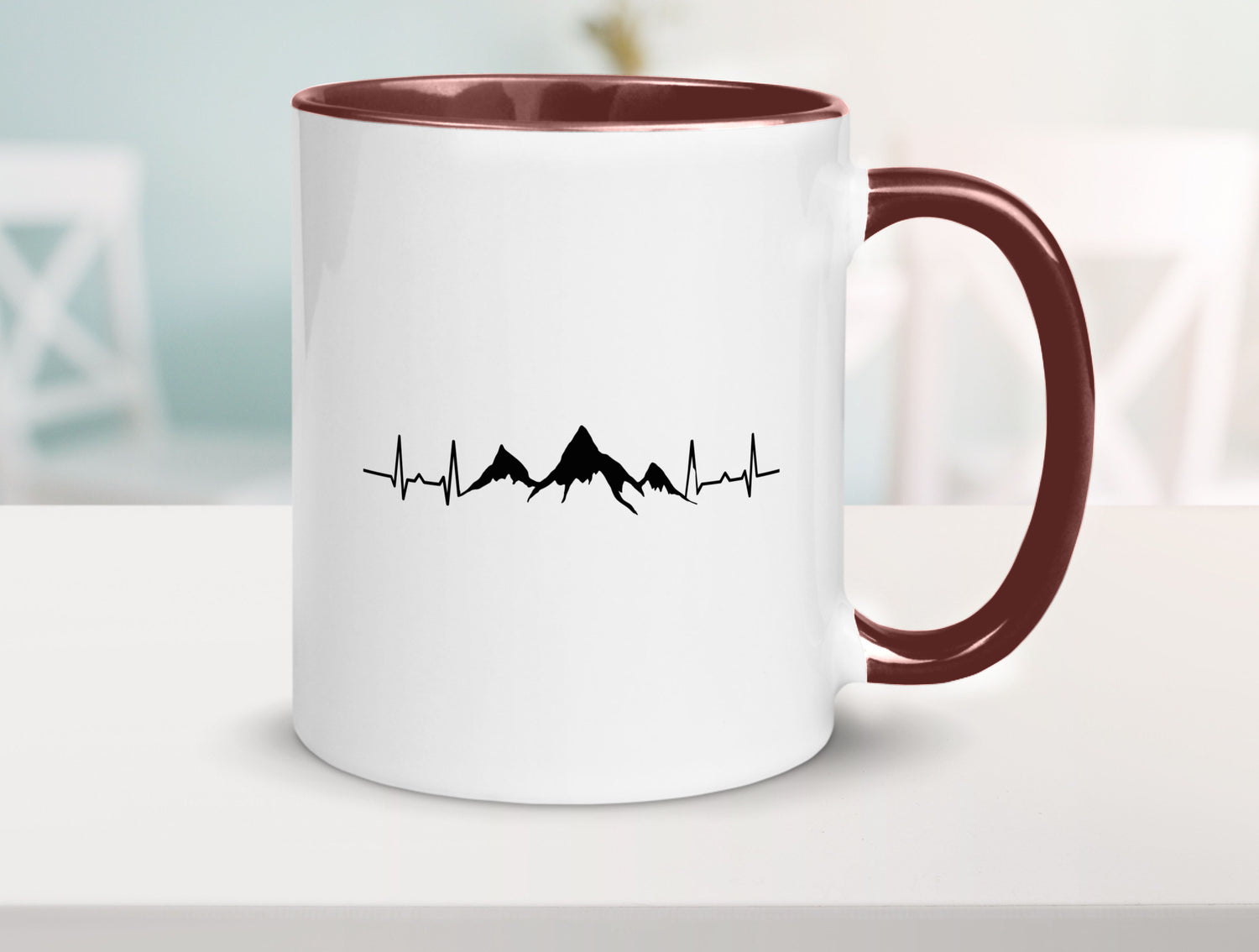 Berge Motiv | Alpen Skifahren Skiurlaub Apres Ski Geschenkidee Humor Tasse