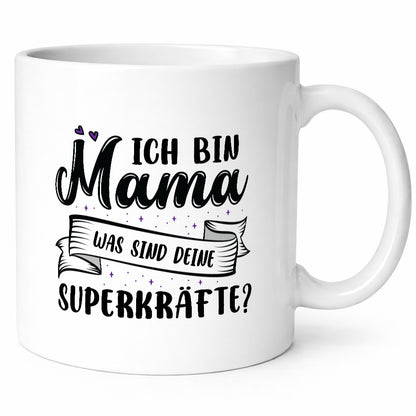 Superheldin Mama | Muttertag superkraft lustiger Spruch Geschenk Familie