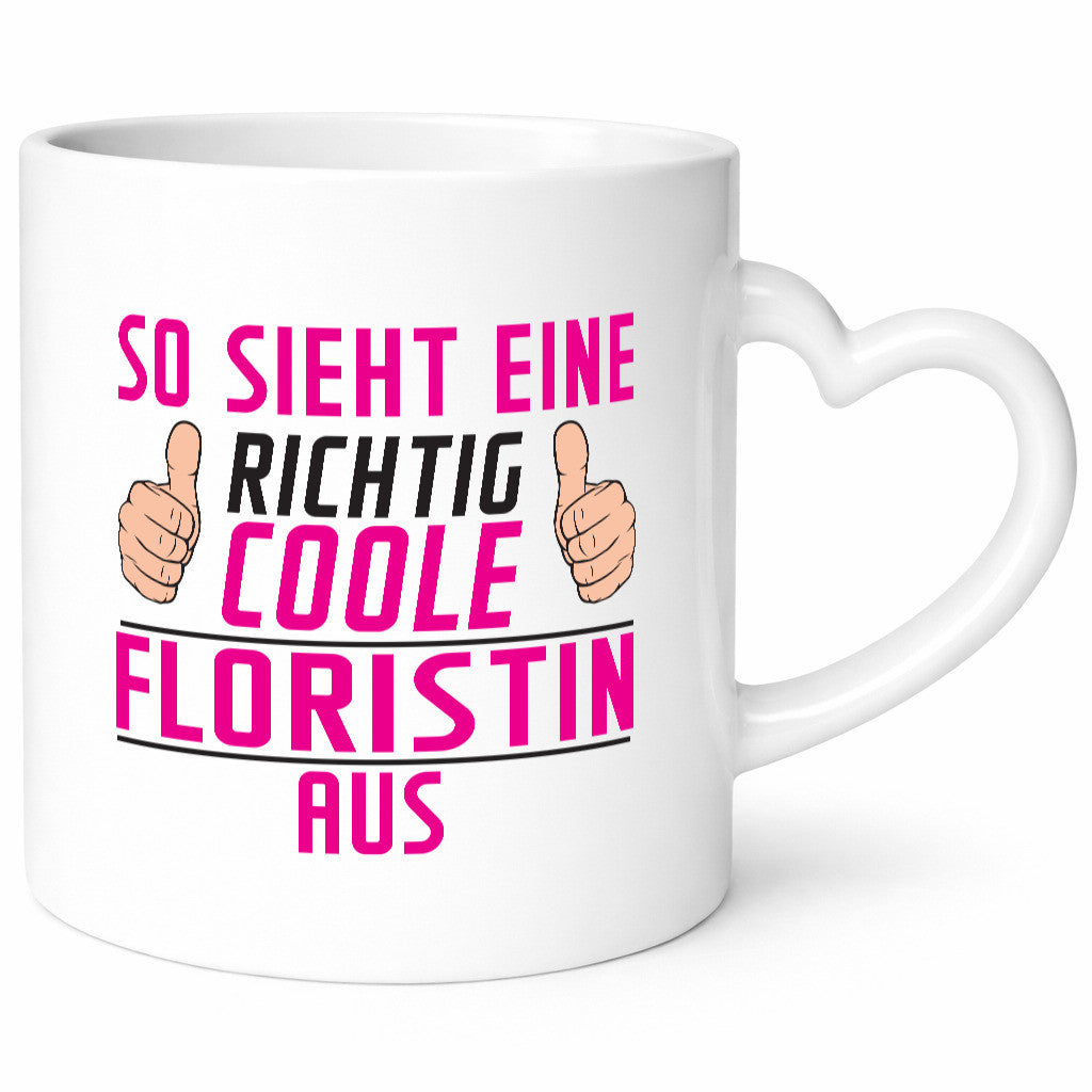 Richtig Coole Floristin | Blumen Verkäuferin lustig Humor Geschenkidee Geschenk