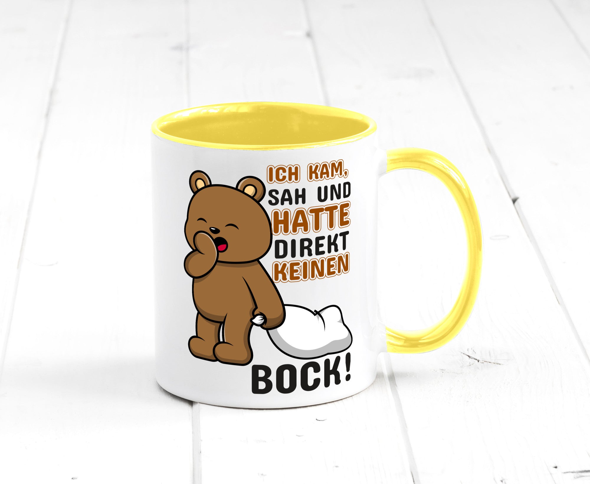 Direkt keinen Bock! | Büro Faultier Morgenmuffel Geschenk Arbeit Kollegen