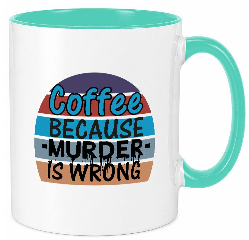 Kaffeetrinker Tasse | schwarzer Humor Büro Spruch Geschenk Arbeit Kollegen