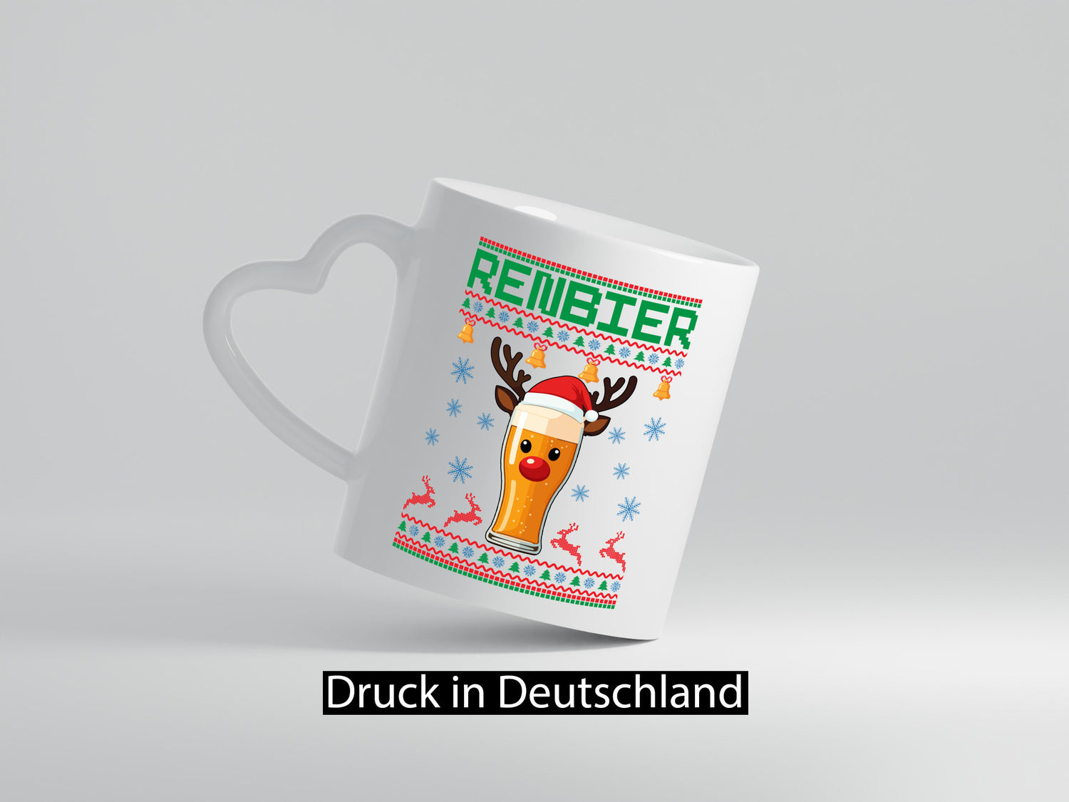 Renbier | Ugly Christmas Weihnachten lustig Humor Geschenkidee Geschenk Tasse