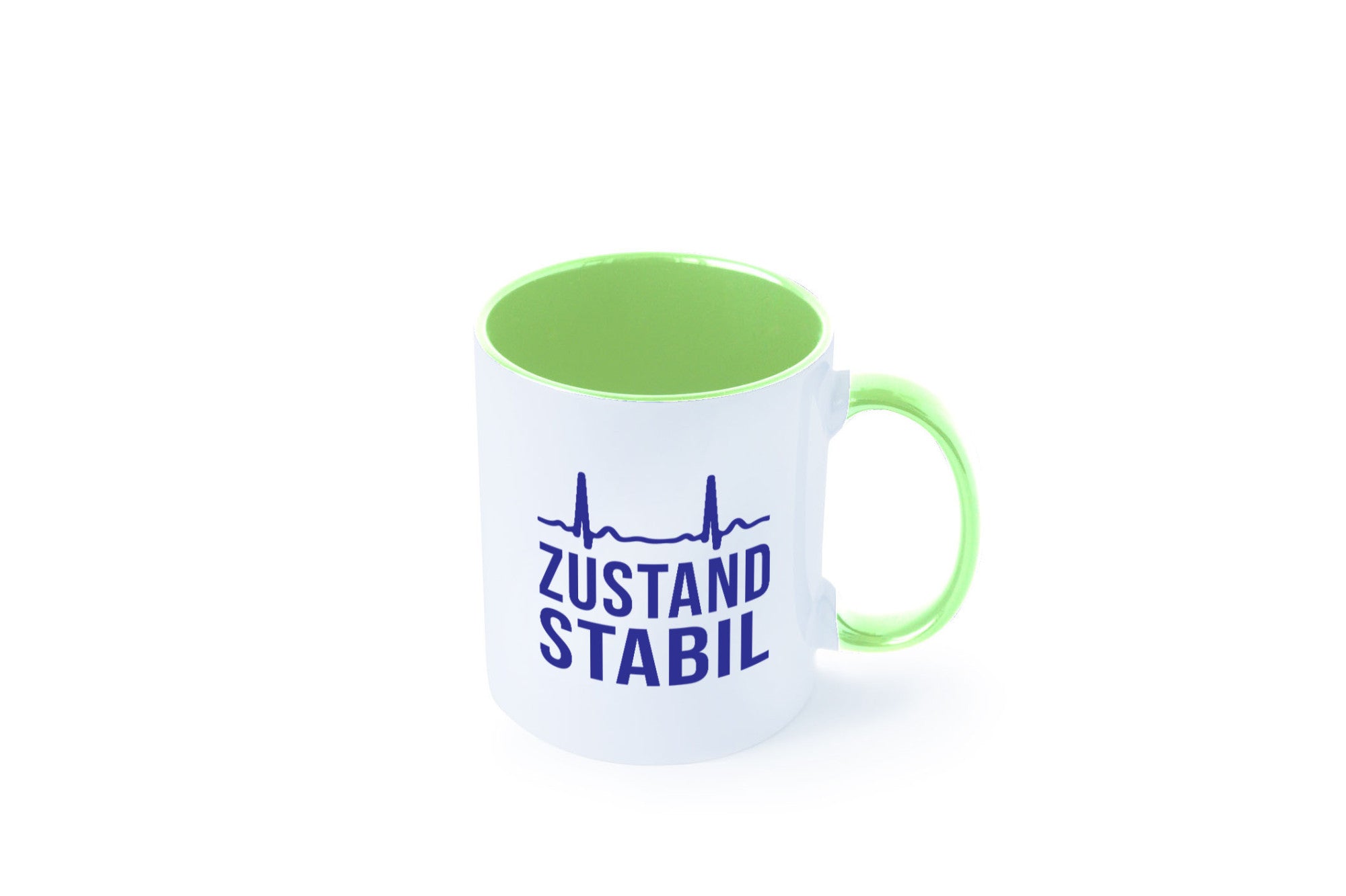 Zustand stabil | Herzschlag v2 Geschenk Humor Geschenkidee lustiger Spruch Tasse