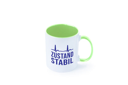 Zustand stabil | Herzschlag v2 Geschenk Humor Geschenkidee lustiger Spruch Tasse