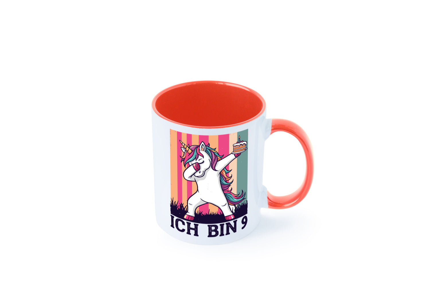 9 Geburtstag | Einhorn Damping Mädchen Humor Geschenkidee Tasse