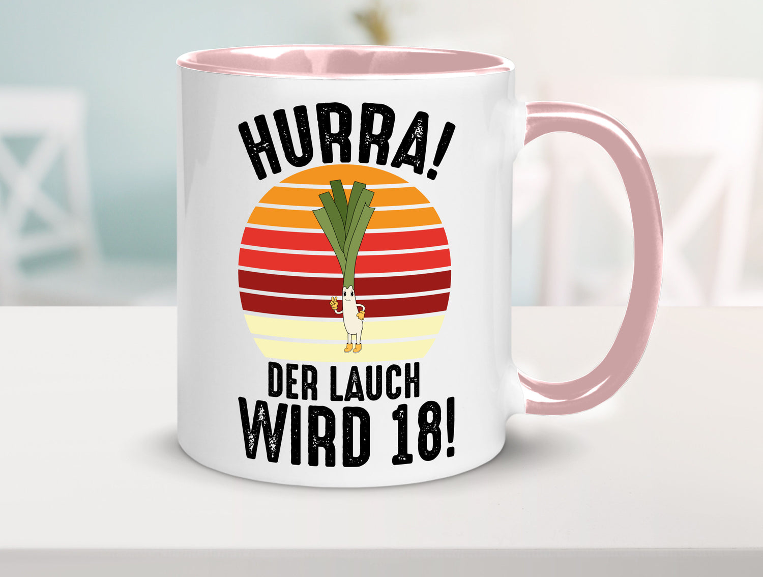 Hurra der lauch wird 18 | 18. Geburtstag Ehrentag lustiger Spruch Geschenk