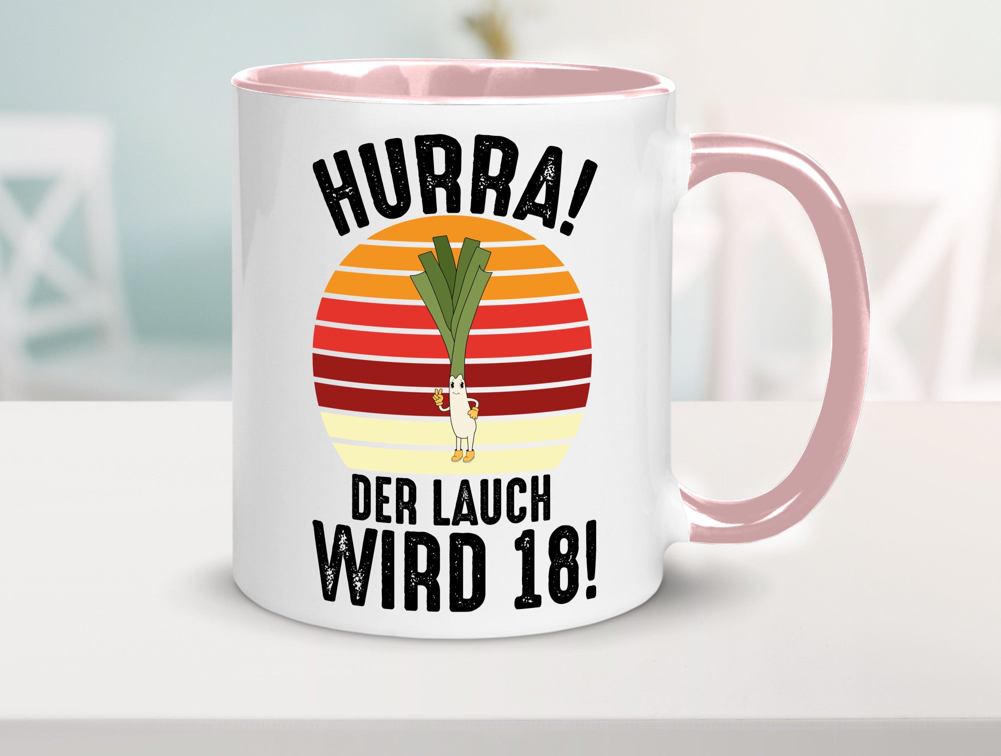 Hurra der lauch wird 18 | 18. Geburtstag Ehrentag lustiger Spruch Geschenk