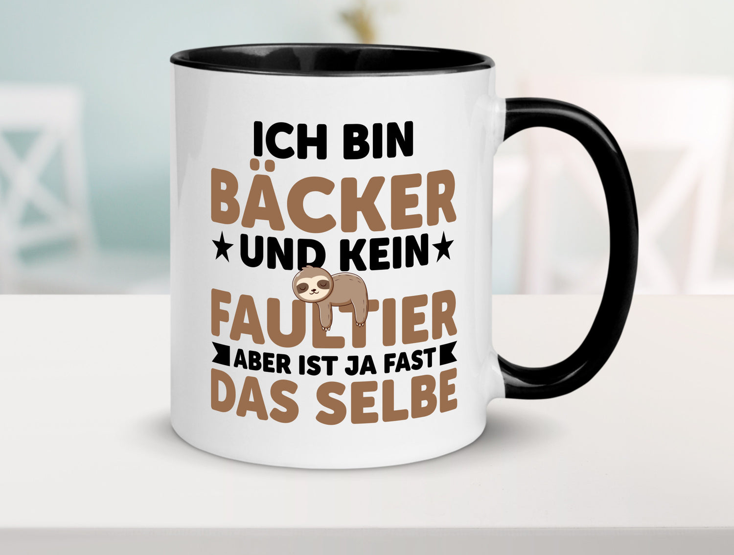 Ich bin kein Faultier: Bäcker | Bäckerei Backen Konditor Humor Tierliebhaber