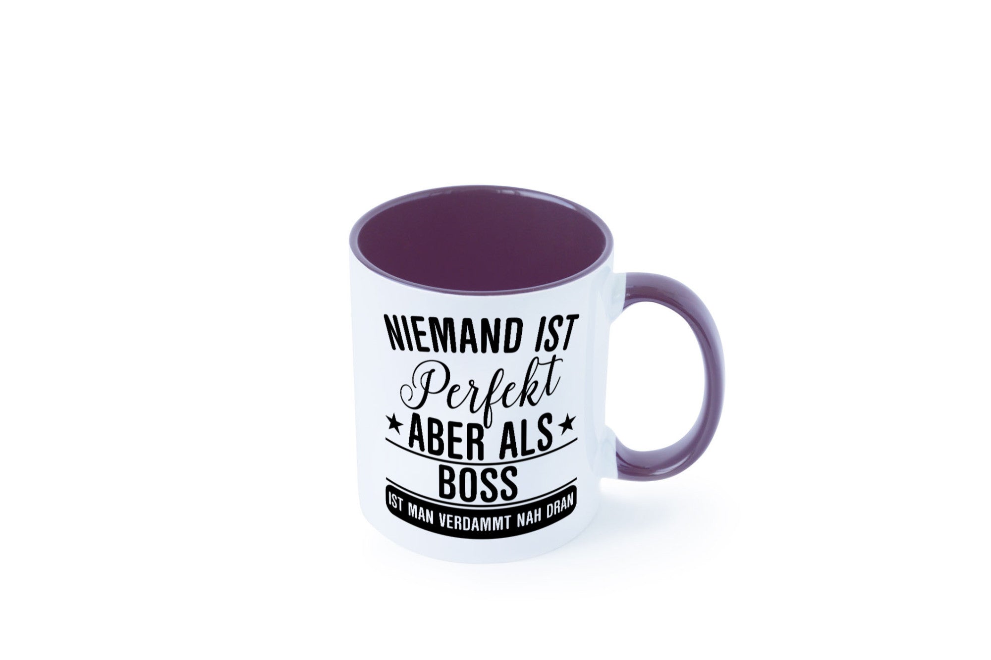 Verdammt nah dran: Boss | Führungskraft Vorgesetzter Humor Geschenkidee Tasse