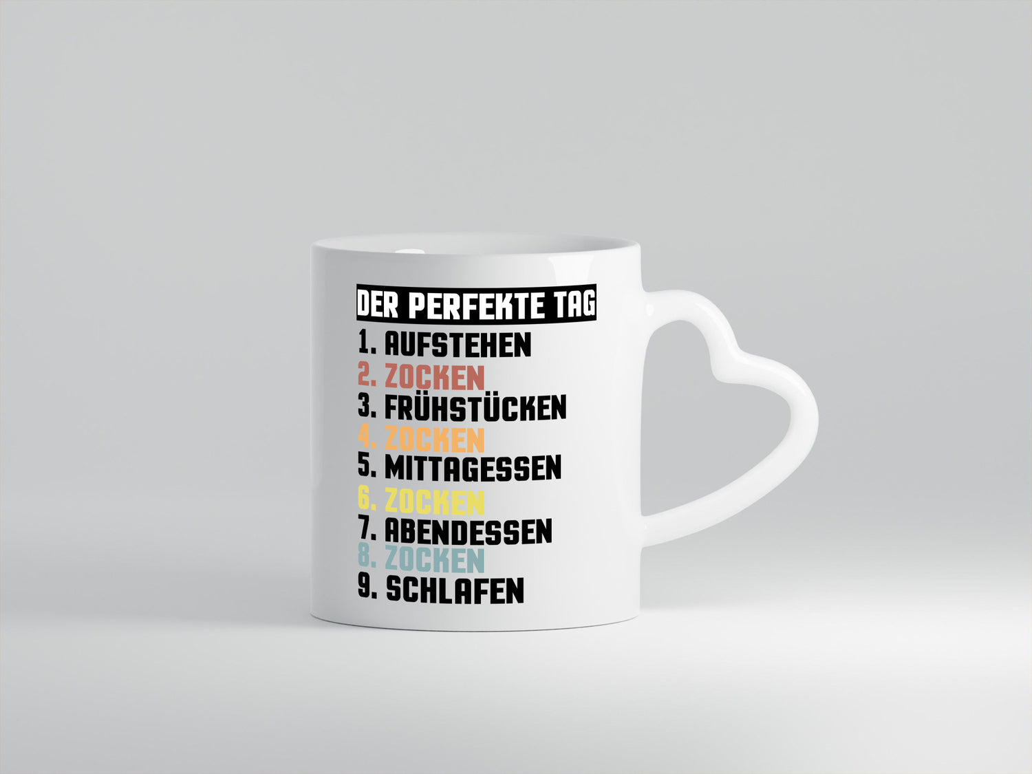 Der Perfekte Tag | Zocken Zocker Gamer Geschenkidee Humor Tasse