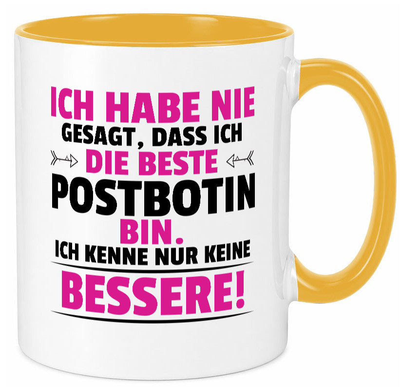 Die Beste Postbotin | Beruf Post Briefträger Geschenk Arbeit Kollegen Büro