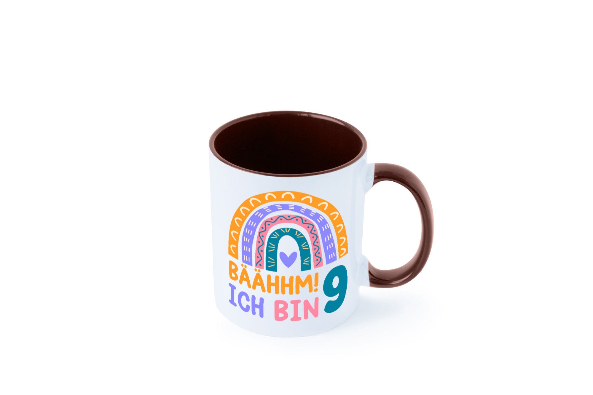 9. Geburtstag | 9 Jahre Regenbogen Bääm Mädchen Geschenk Geschenkidee lustiger