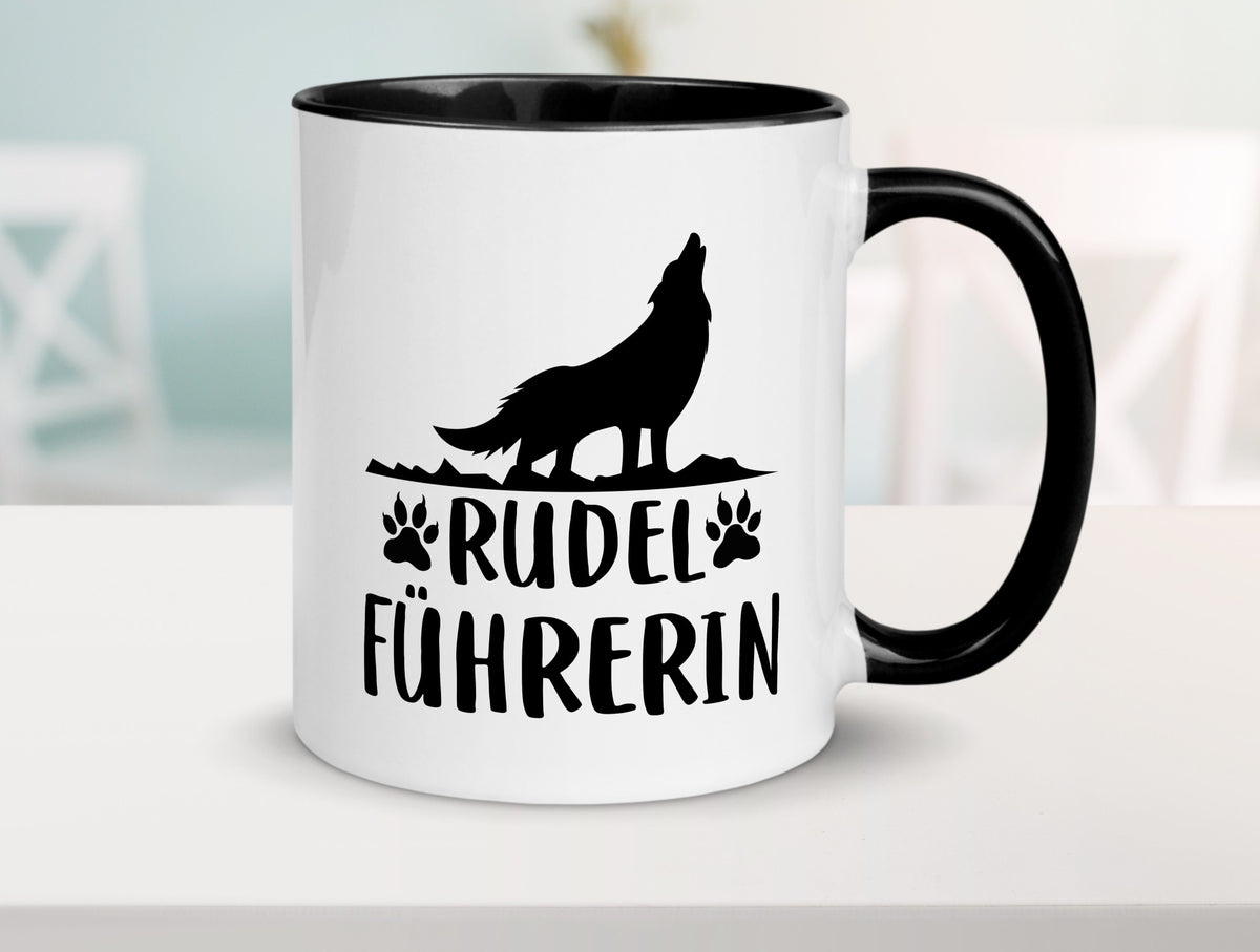 Rudelführerin | Frauen Tasse Hundebesitzerin Hund lustiger Spruch Geschenk