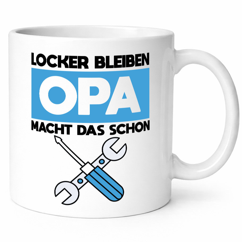 Opa macht das schon | Werkzeug Geschenk Familie Geschenkidee lustiger Spruch