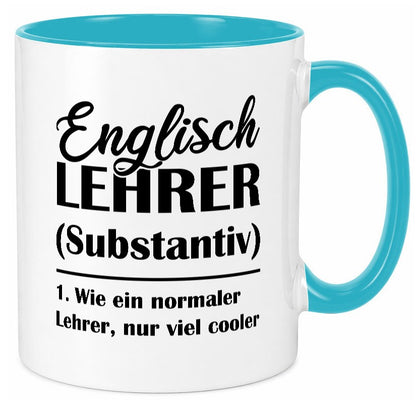 Englisch Lehrer, normal, nur viel cooler Geschenk Humor Geschenkidee lustiger Tasse