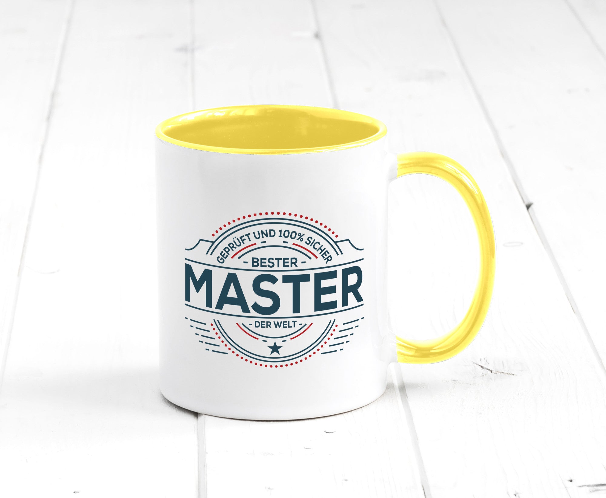 Geprüft und sicher: Master | Universität Student lustig Humor Geschenkidee