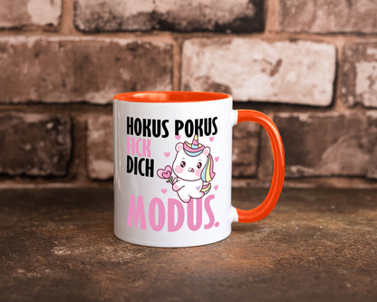 Hokus Pokus lustiger Spruch Geschenk Humor Geschenkidee Tasse