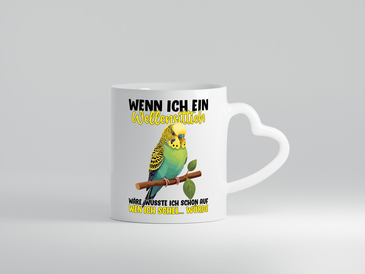 Wellensittich | Vogelbesitzer Humor Geschenkidee Tasse