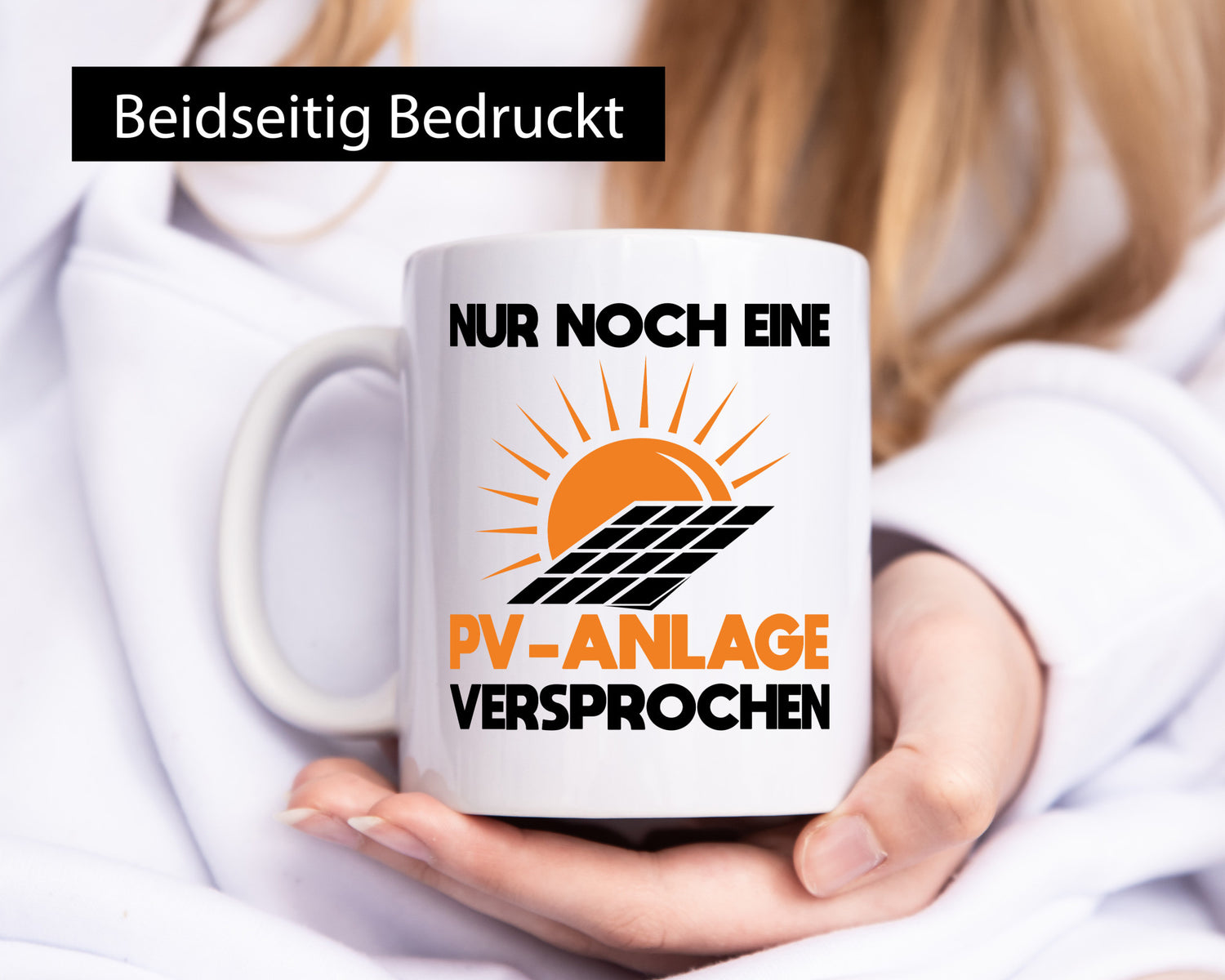 Nur noch eine PV Anlage Versprochen lustiger Spruch Geschenk Humor Geschenkidee