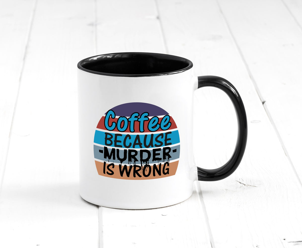 Kaffeetrinker Tasse | schwarzer Humor Büro Spruch Geschenk Arbeit Kollegen