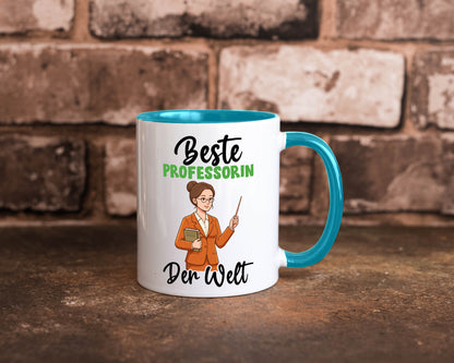 Beste Professorin | Uni Universität v2 Humor Geschenkidee Tasse