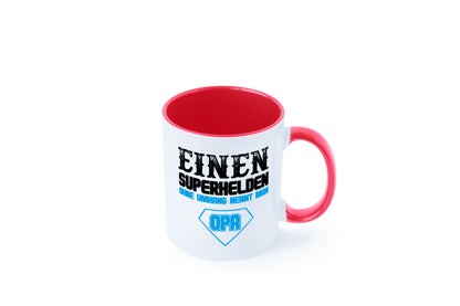 Superheld Opa Geschenk Familie Geschenkidee lustiger Spruch Tasse