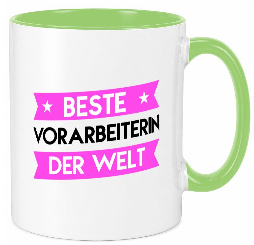 Beste Vorarbeiterin | Kollegin Teamleiter Geschenkidee Arbeit Kollegen Büro Tasse