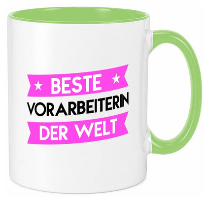 Beste Vorarbeiterin | Kollegin Teamleiter Geschenkidee Arbeit Kollegen Büro Tasse