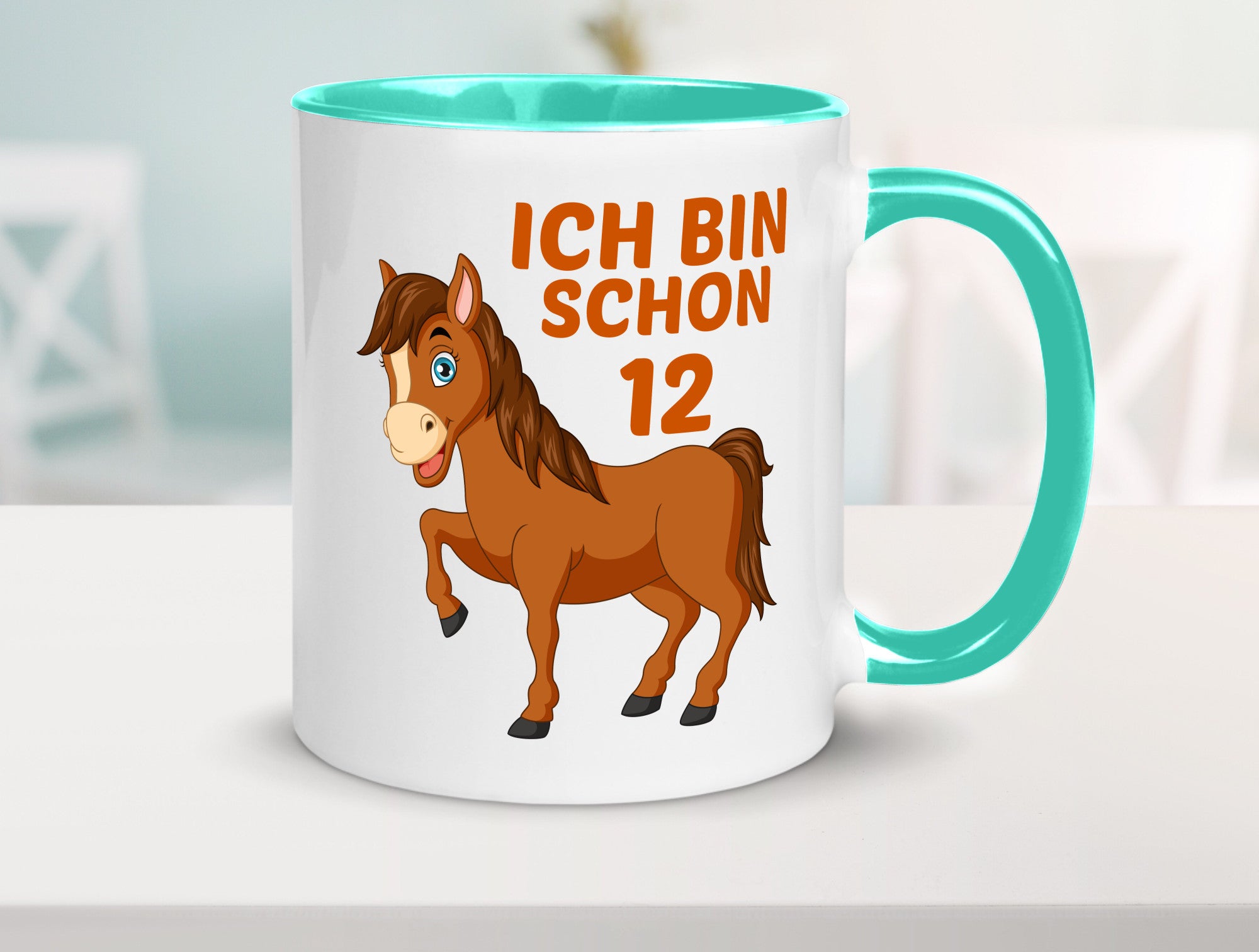 12. Geburtstag | Ich bin schon 12 Pferde Pony Geschenkidee Humor Tasse