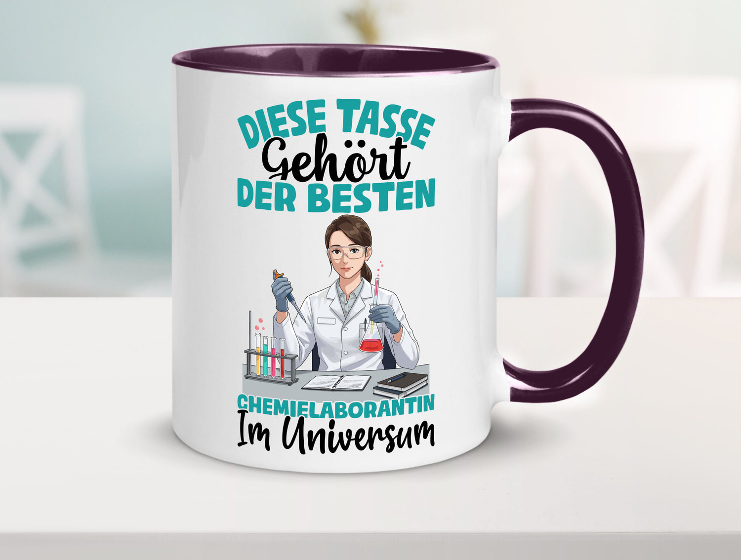 Im Universum: Chemielaborantin | Laborantin Chemie lustiger Spruch Geschenk