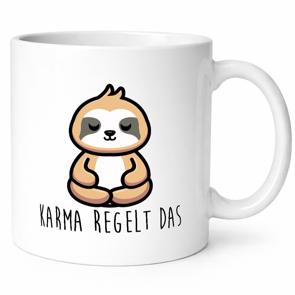 Karma regelt das | Yoga Faultier Meditation Chillen Geschenk Tierliebhaber