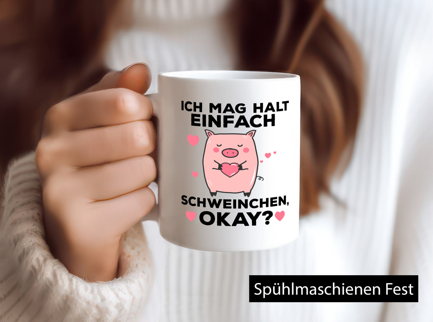 Ich mag Schweine | Schweinchen| Bauernhof Ferkel Geschenk Humor Geschenkidee