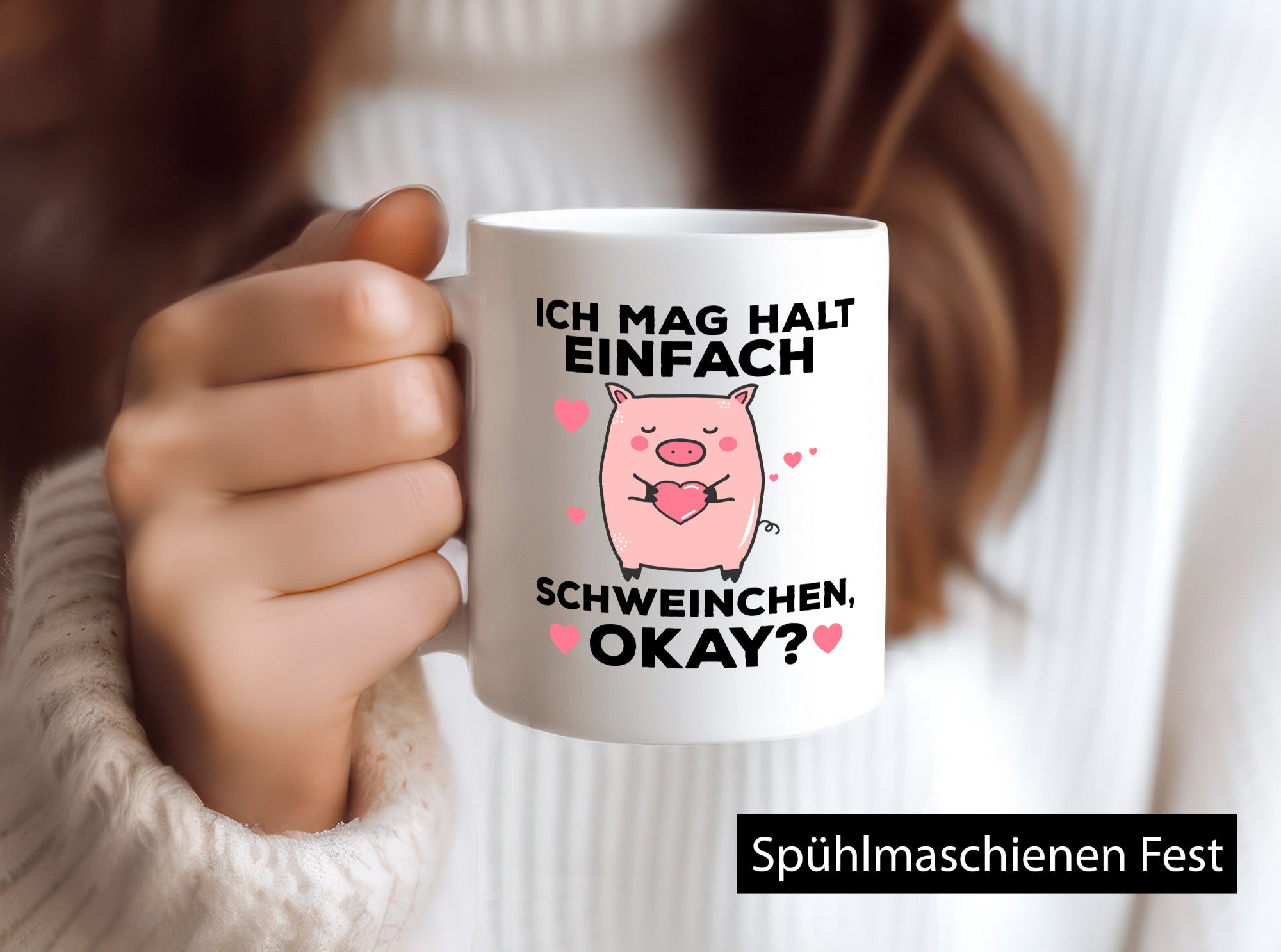 Ich mag Schweine | Schweinchen| Bauernhof Ferkel Geschenk Humor Geschenkidee