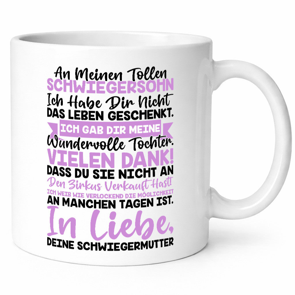 An meinen tollen Schwiegersohn vl7 Geschenk Familie Geschenkidee lustiger