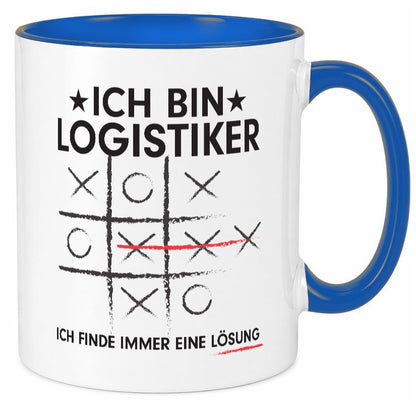 Löse Probleme: Logistiker | Beruf Logistik Geschenkidee Arbeit Kollegen Büro Tasse