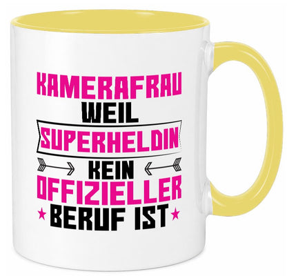 Superheldin Kamerafrau | Kamera lustig Humor Geschenkidee Geschenk Tasse