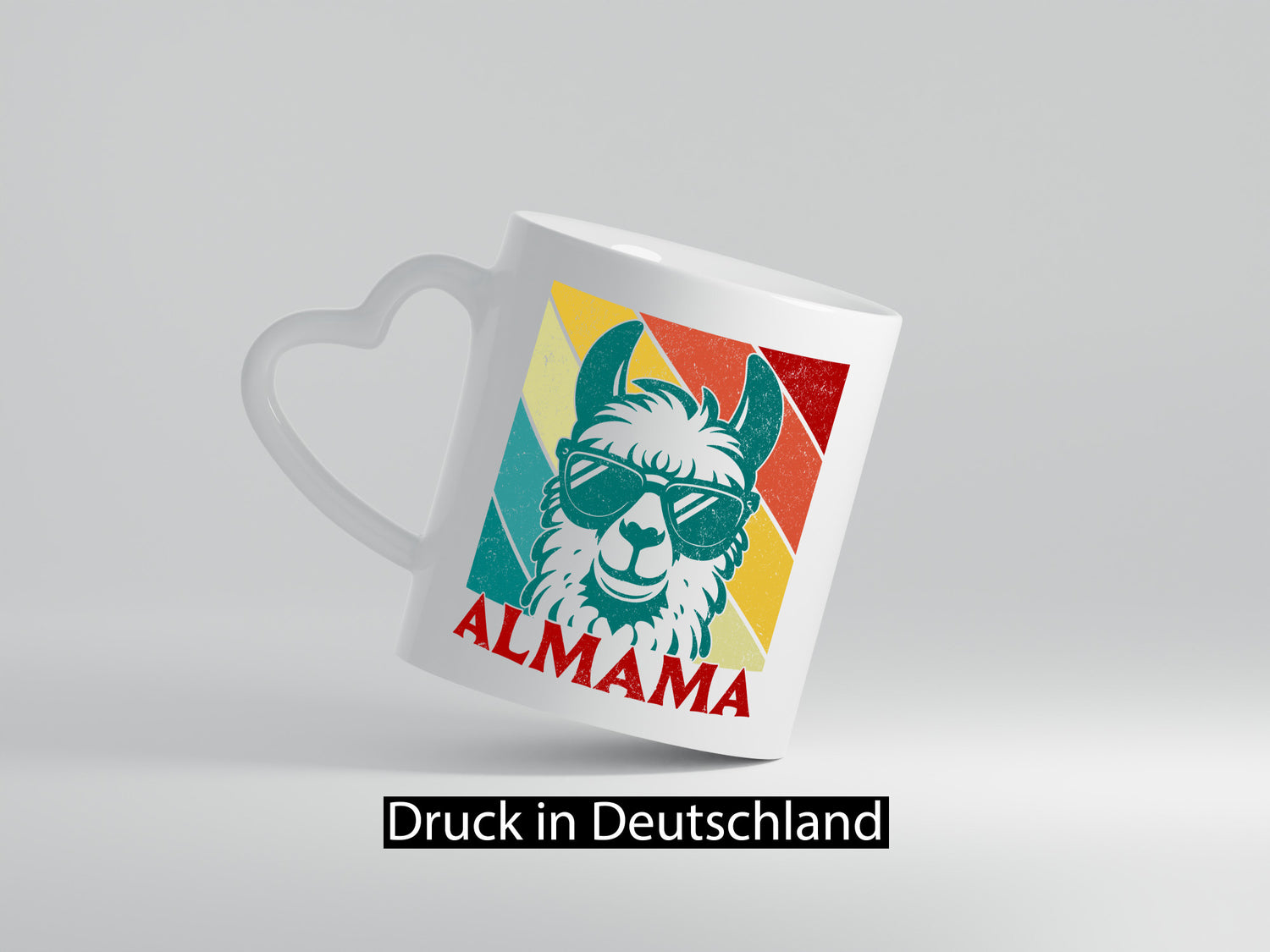 Almama | Lama Mutter Muttertag lustig Familie Geschenkidee Geschenk Tasse