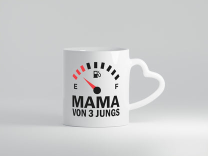 Mama von 3 Jungs | Muttertag Geschwister lustiger Spruch Geschenk Familie