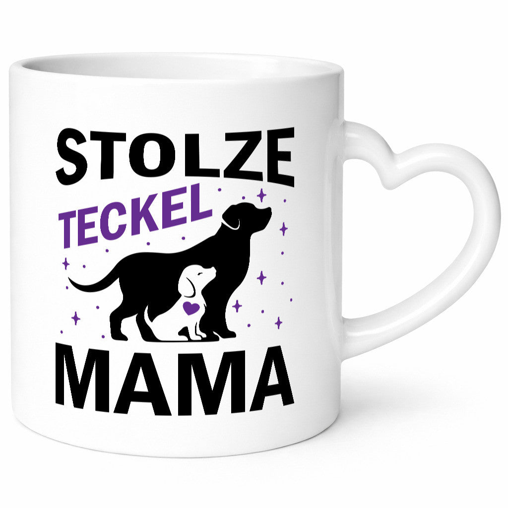Stolze Teckel Mama | Hunde Muttertag Geschenkidee Familie Humor Tasse