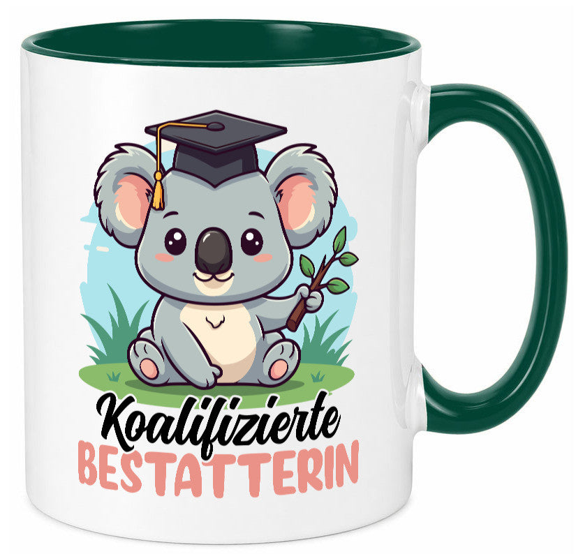 Koalifizierte Bestatterin | Bestattung Totengräberin Humor Geschenkidee Tasse