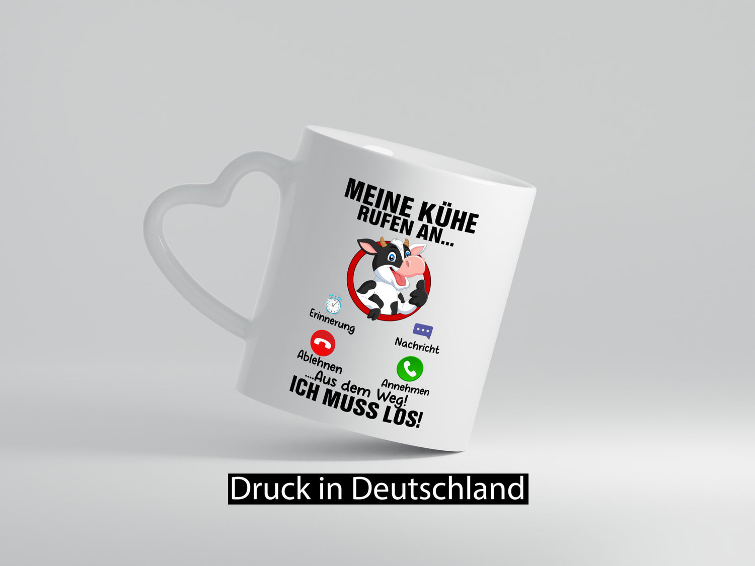 Meine Kühe rufen an | Landwirt Kuh Bauernhof Geschenk Humor Geschenkidee