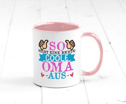 So sieht eine richtig Coole Oma aus | Großmutter Humor Familie Geschenkidee
