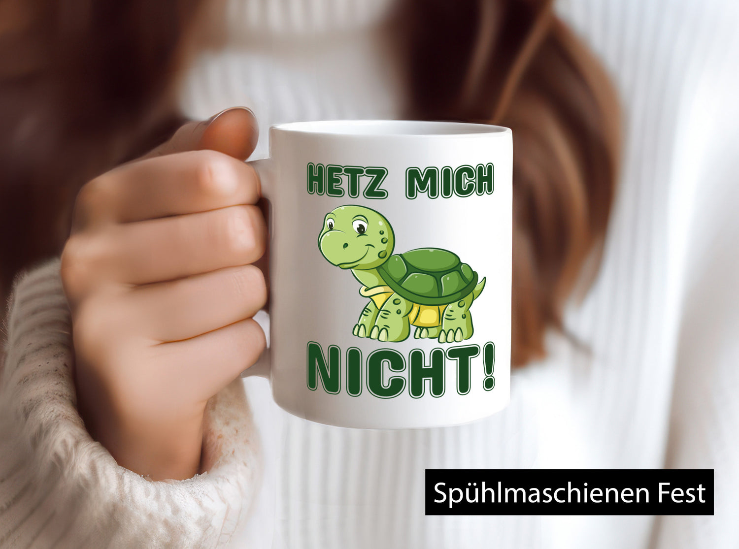 Hetz mich nicht Geschenkidee Humor Tasse