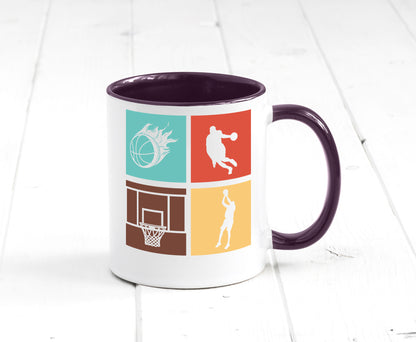 Basketball | Sportfan Slam Dunk Teamplayer NBA Humor Geschenkidee Tasse