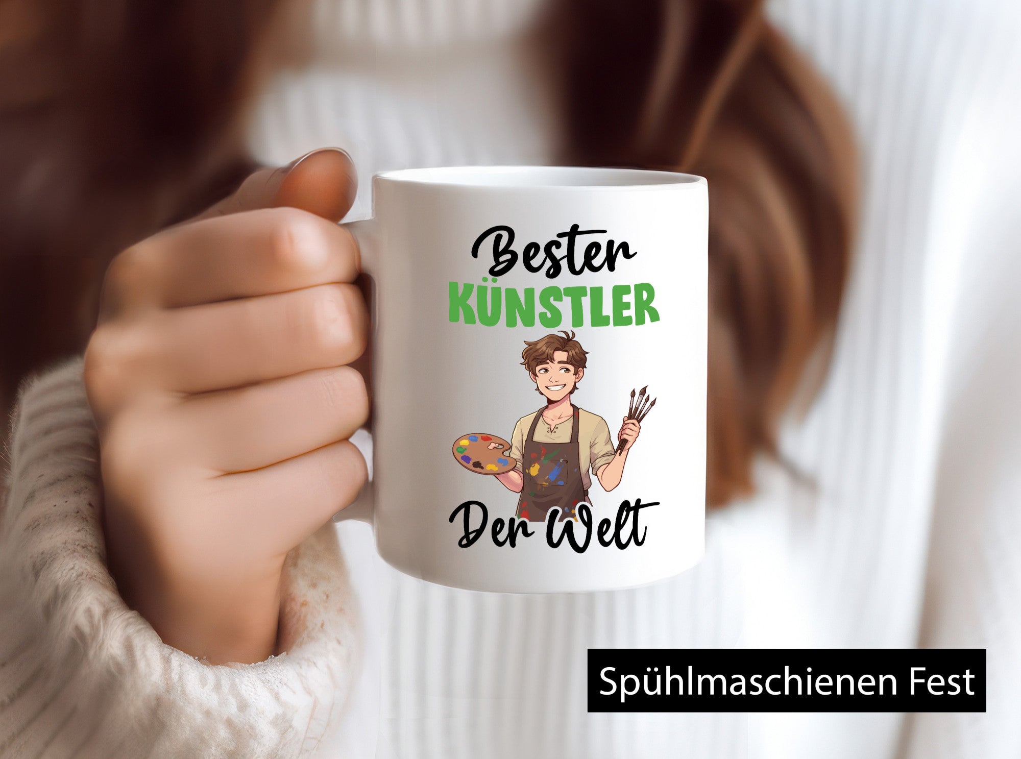 Bester Künstler | Kunst Geschenkidee Humor Tasse