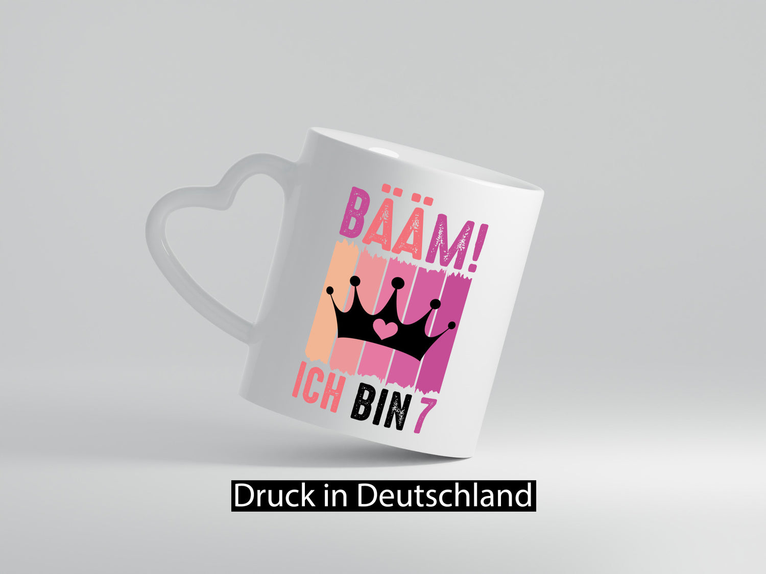 7. Geburtstag | 7 Jahre Bääm ich bin Krone Geschenkidee Humor Tasse