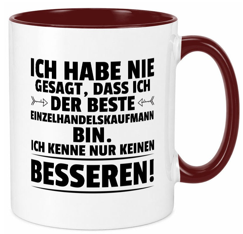 Der Beste Einzelhandelskaufmann | Einzelhandel lustiger Spruch Geschenk Humor Tasse