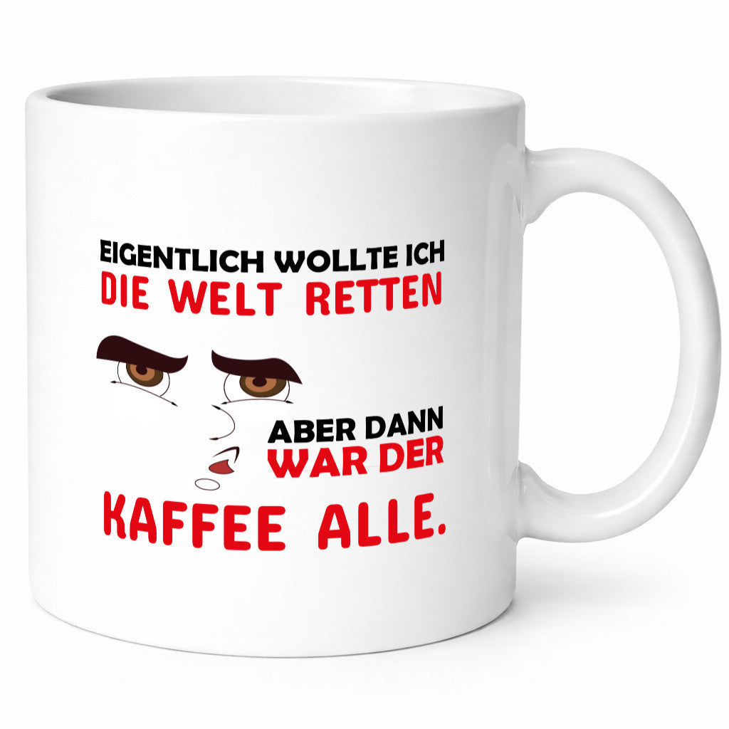 Kaffee war leer Geschenkidee Humor Tasse